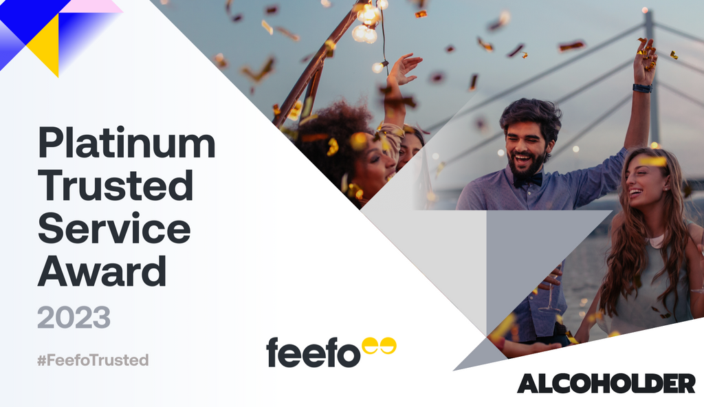 Alcoholder wins Feefo Platinum Trusted Service Award.....again!