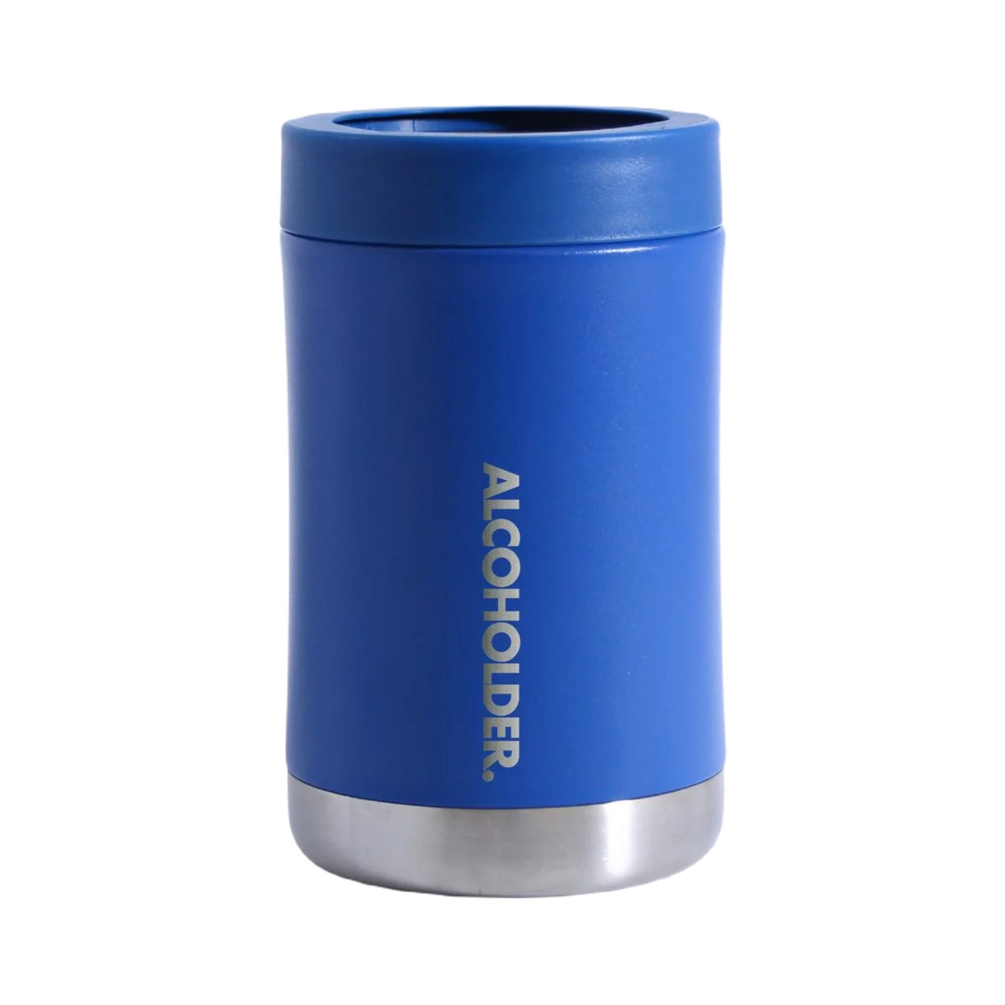 Alcoholder StubZero Stainless Insulated Can & Bottle Stubby Cooler - Storm Blue