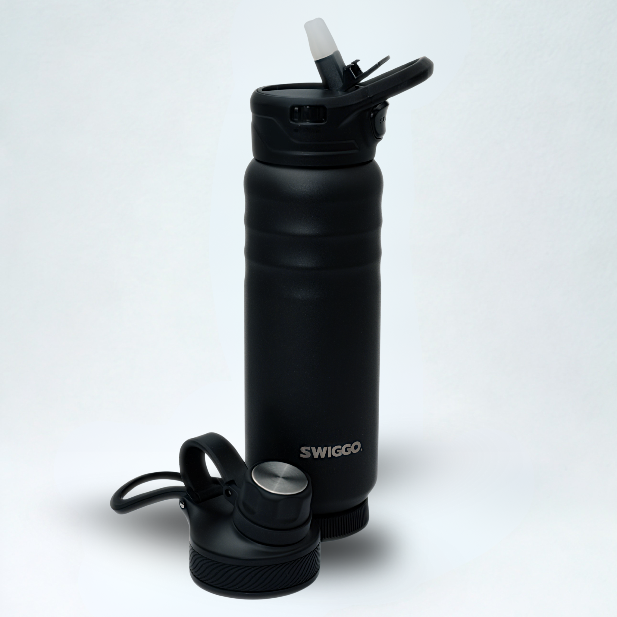 Swiglet Vacuum Insulated Water Bottle - 710 ml (24 oz) (with 2 lids)