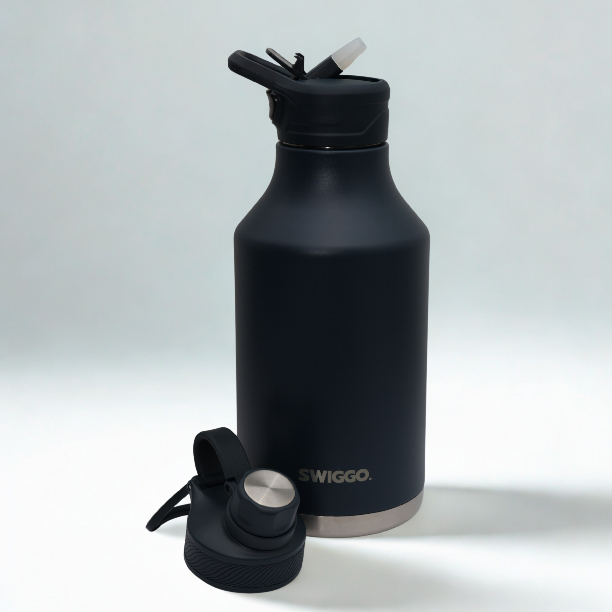Sipreme Vacuum Insulated Water Bottle - 1.9 L (64 oz) (with 2 lids)