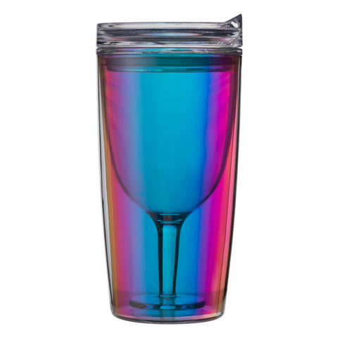 TraVino Wine Sippy Cup 295ml Blue - Bunnings Australia