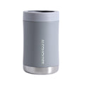 Alcoholder StubZero Stainless Insulated Can & Bottle Stubby Cooler - Cement Grey